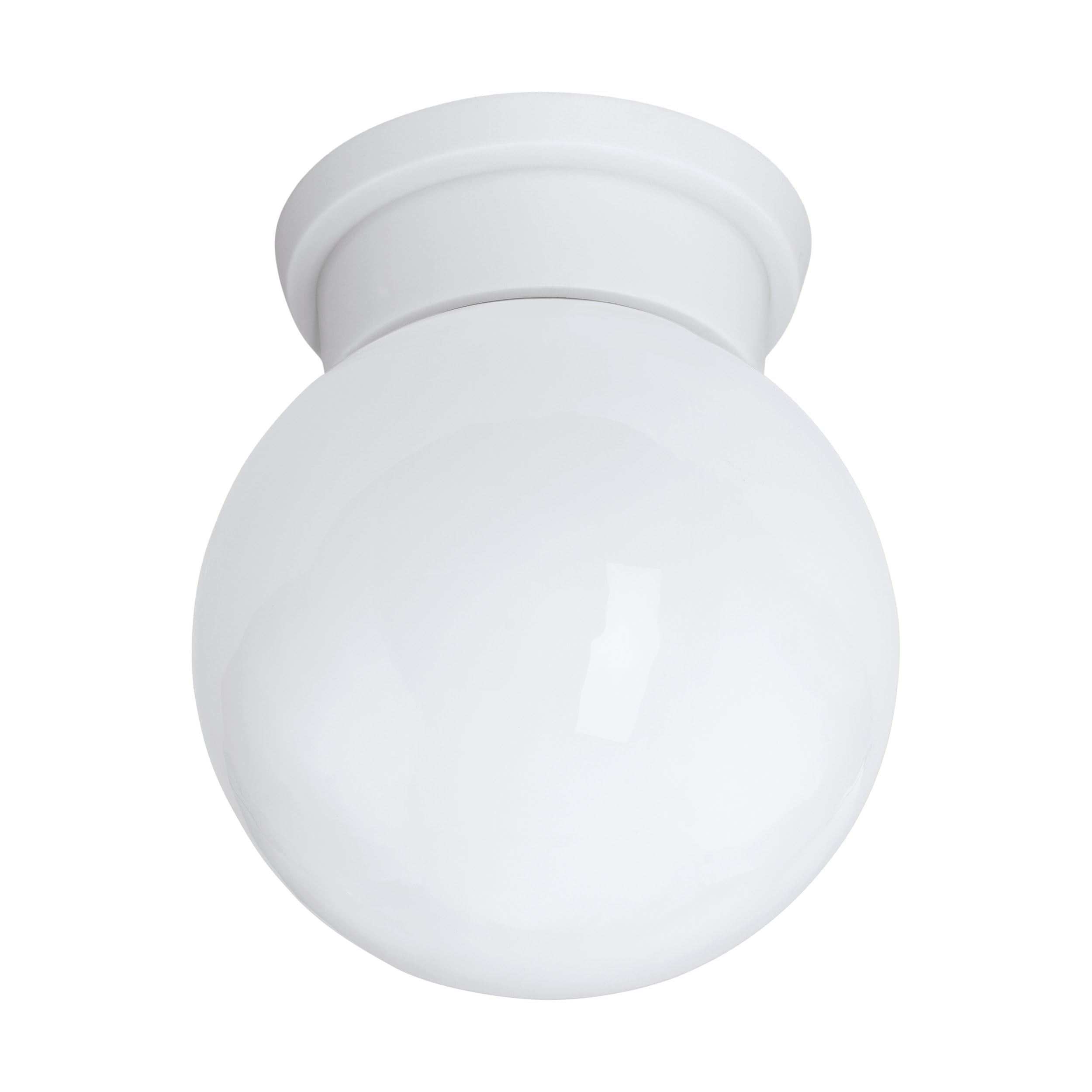 Eglo Plafonnier Durelo Blanc E27 pour Intérieur Moderne en Plastique et Verre
